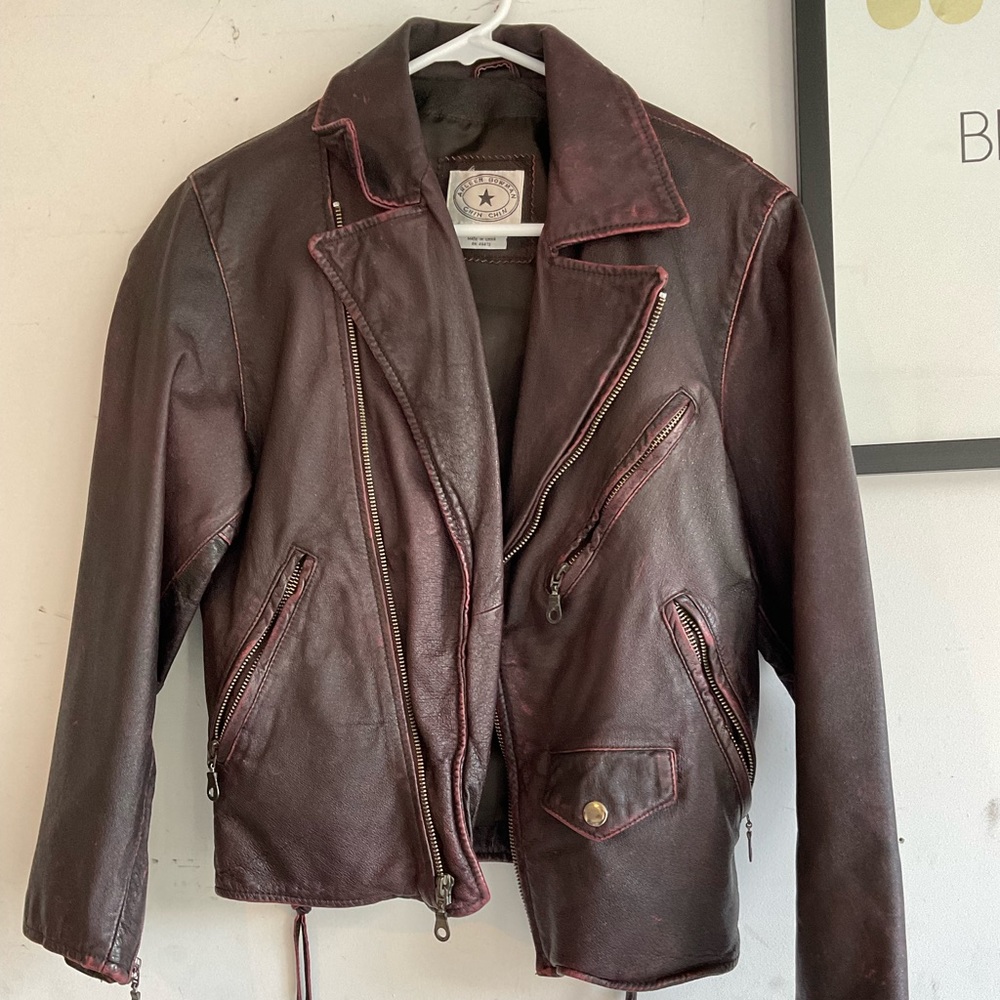 Arleen Bowman Chin Chin Small Leather Jacket